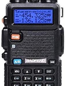 BAOFENG Rádio bidirecional de banda dupla UV-5R (preto), 144-148MHz e 420-450MHz | Amazon.com.br