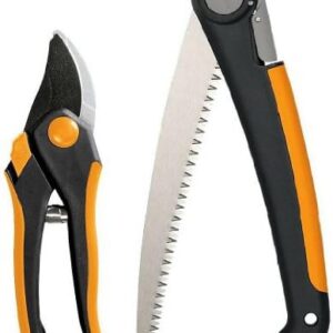 Fiskars Conjunto de serra dobrável 9564 e poda (descontinuado pelo fabricante) | Amazon.com.br