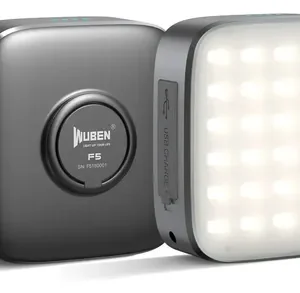 Lanterna Recarregável Led Wuben F5 500 Lm Cinza Para Camping Compacta Branco