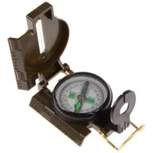 Bússola Lensatic Profissional Norvix Militar Alta Precisão Alumínio 4.5cm