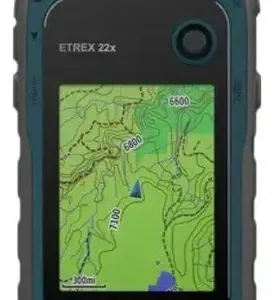 Gps Garmin Etrex 221x Exploração Topográfica Aventura Preto/azul América Do Sul