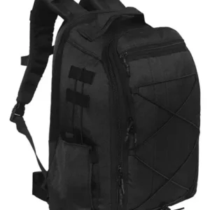 Mochila Wolf Attack Grayman - Ballistic Nylon Zíper Ykk Cor Full Black - 2ª Geração Preto Liso