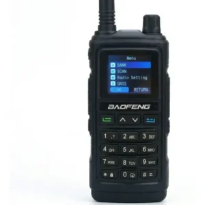 Rádio Baofeng Uv-17pro Gps Walkie Talkie Air Band Vhf Uhf Fm Preto Uhf, Vhf 127/220v