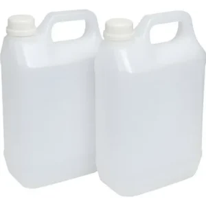 Kit 2 Galão Armazenar Alimentos Agua Leite 5 Litros Atóxico Transparente